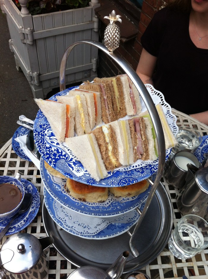Afternoon tea at the Maid Of Honour