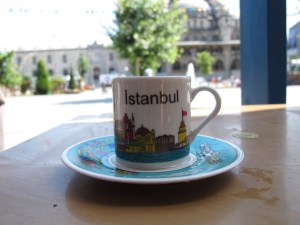 Turkish Coffee by the New Mosque