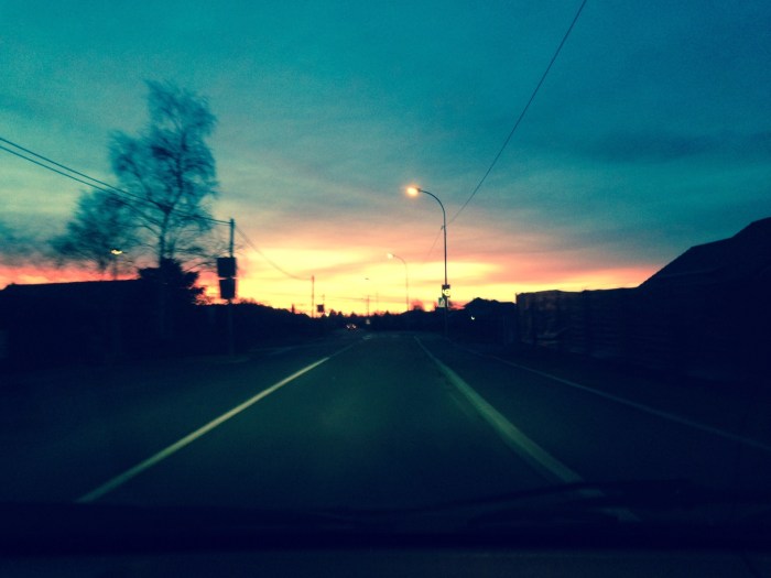 Sunset captured by my Maman